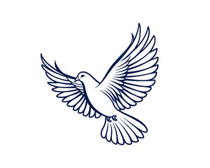 Obraz premium Dove Bird vector 