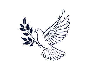 Obraz premium Dove Bird vector 