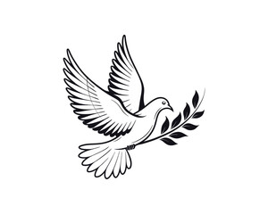 Dove Bird vector 