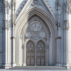 Fototapeta premium Gothic Cathedral Entrance