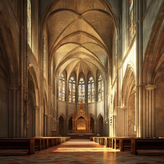 Fototapeta premium Grand Cathedral Interior
