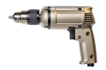 Powerful electric drill for home improvement tasks, cut out