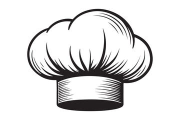 Chef Hat with Sign Vector Illustration