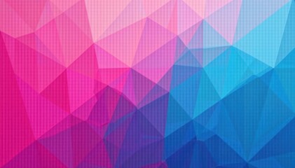 Obraz premium Pink and blue gradient geometric shapes seamless pattern, design, pattern, digital