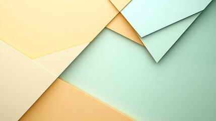 Pastel geometric shapes background