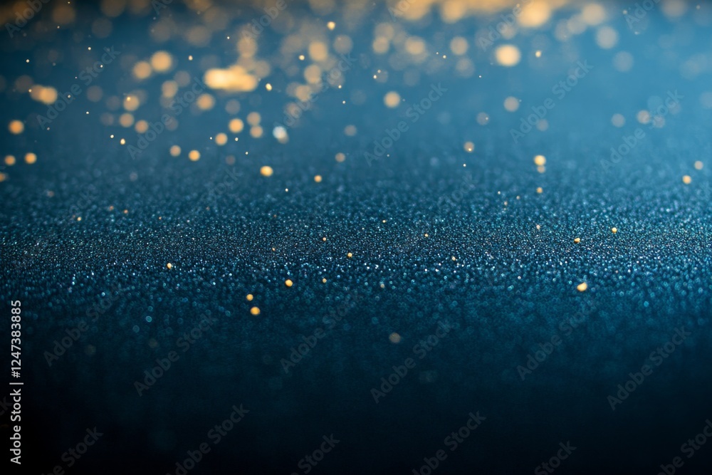 Poster A textured black matte surface, softly lit from the top right, reveals faint lines and floating dust particles that add depth