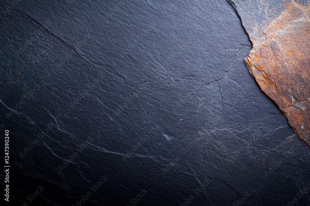 Aufkleber rich, textured dark grey slate features a smooth yet rugged appearance, providing a contemporary bac