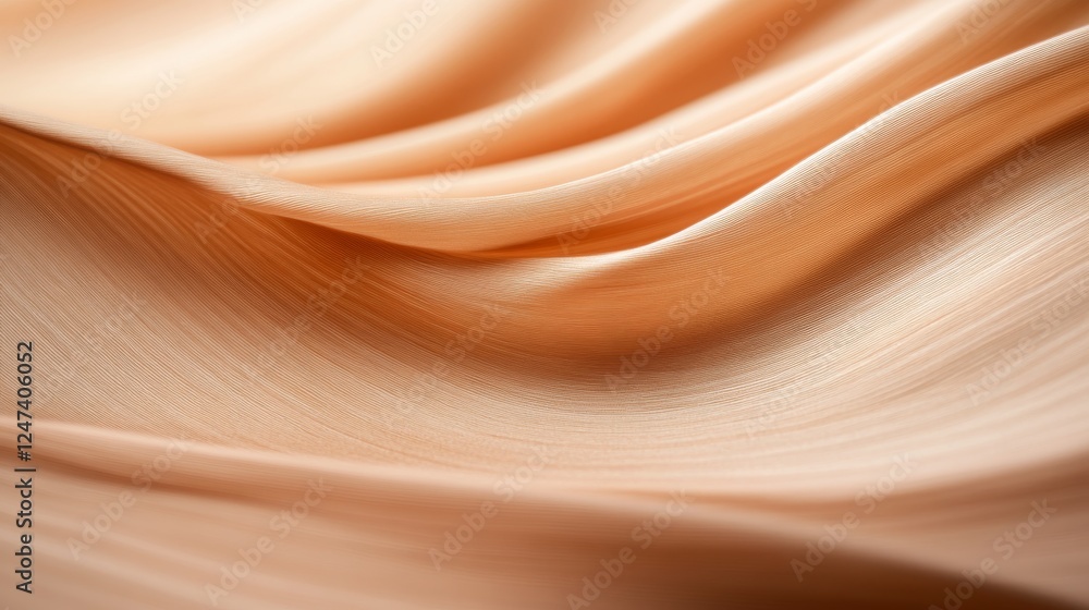 Poster Close-up of a radiant gold surface featuring soft gradients and texture variations, perfectly suited for creating elegant backgrounds with ample copy space