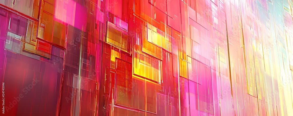 Aufkleber abstract digital technology background, featuring tech-driven innovation and modern design concepts