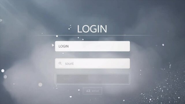 digital login web screen 