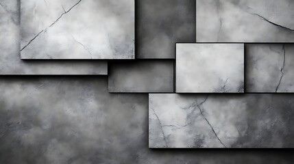 Abstract Grey Textured Rectangular Blocks Design