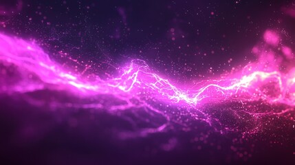 Fototapeta premium Abstract Pink Purple Energy Flow Background