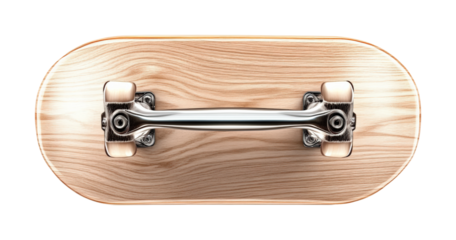 Skateboard tricks showcase urban park action isolated on transparent background