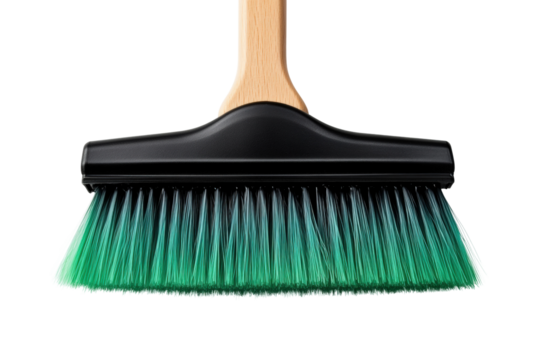 Cleaning action brush home product indoor isolated on transparent background