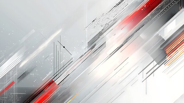 Abstract grey background poster with dynamic technology network visuals, symbolizing innovation and digital transformation