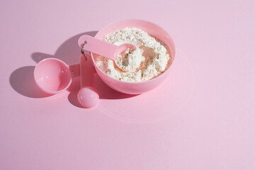 Cosmetic clay - face and body skin care - on white background. Spa concept
