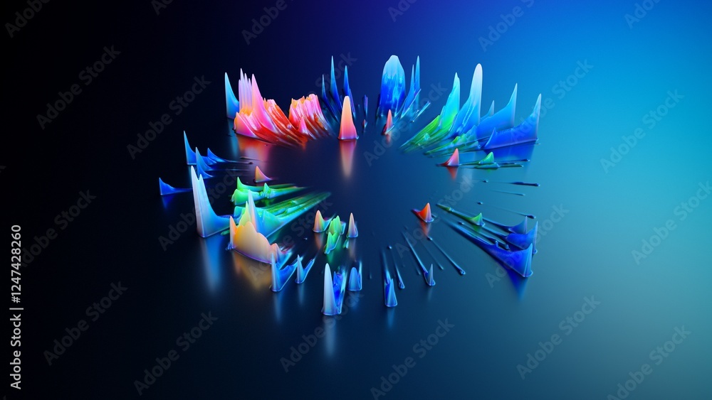 Canvas Prints glow swirl light effect. circular lens flare. abstract rotational lines. power energy element. lumin