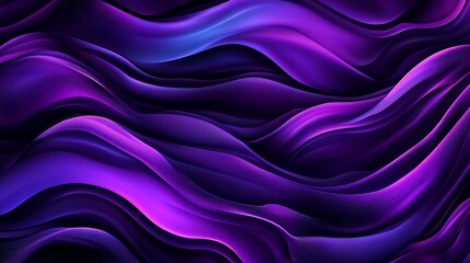 Fototapeta premium Abstract Purple Waves Flowing Dynamically