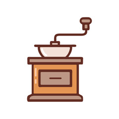 Coffee culture vintage grinder