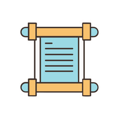 ancient greek scroll manuscript