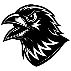 Fototapeta premium Finch Bird Vector Illustration – Cartoon, Clipart & Line Art on White Background, High-quality finch bird vector illustration, perfect for clipart, cartoons, line art, and digital designs.