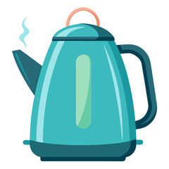Electric Kettle Vector Illustration – Cartoon, Clipart, and Line Art Design, Electric kettle vector illustration in cartoon, clipart, and line art styles, perfect for digital use.