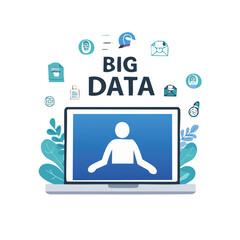 Futuristic Technology & AI Illustration | Artificial Intelligence, Robotics & Digital Innovation | Vector Graphic