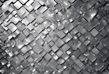 abstract background steel silver reflection wave aluminium cold metal chromosome pattern shiny square structure texture three-dimensional artwork box brick cage chill chrome composition contemporary