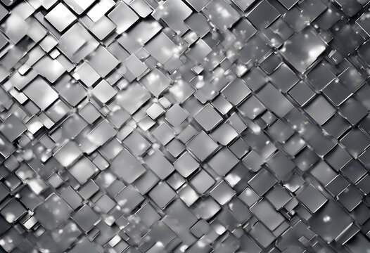 abstract background steel silver reflection wave aluminium cold metal chromosome pattern shiny square structure texture three-dimensional artwork box brick cage chill chrome composition contemporary