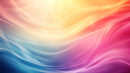 Colorful abstract waves, vibrant background, digital art, website design