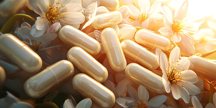 Holistic Health and Wellness Through Natural Supplements: Discover Organic Vitamins, Herbal Medicine, and Calming Remedies for Vitality, Healing, and Beauty from Nature's Delicate Flowers and Petals