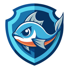 Guppy Fish Vector Illustration | Cartoon, Clipart & Line Art Design, Guppy fish vector illustration in cartoon, clipart, and line art style, perfect for digital designs.