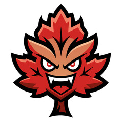 Maple Tree Vector Illustration – Cartoon, Clipart & Line Art Design on White Background, High-quality maple tree vector illustration in cartoon, clipart, and line art styles on a white background.