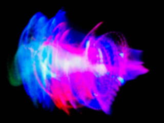 Abstract background with blue and black color for design purpose. Graphic content. Random light shapes. Special effect.