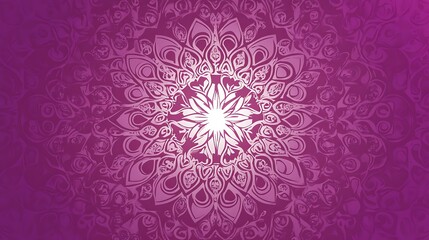 Purple mandala background design