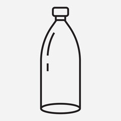 Simple Minimalist Bottle Icon Design