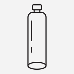Simple Minimalist Bottle Icon Design