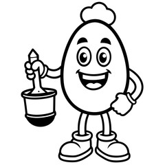 Potato Vegetable Vector Illustration, Cartoon, Clipart & Line Art Design on White Background, Vector potato vegetable design with cartoons, clipart, and line art on white background
