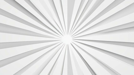 Obraz premium A stylish gray backdrop adorned with white radial rays, creating a starburst effect that captures the essence of sunlight.