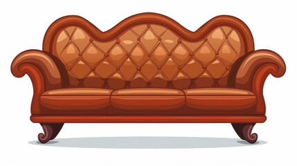 Discover the elegance of this vintage brown leather sofa, perfect for adding warmth and style to any space.