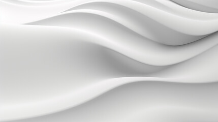 Fototapeta premium Abstract background with white waves texture