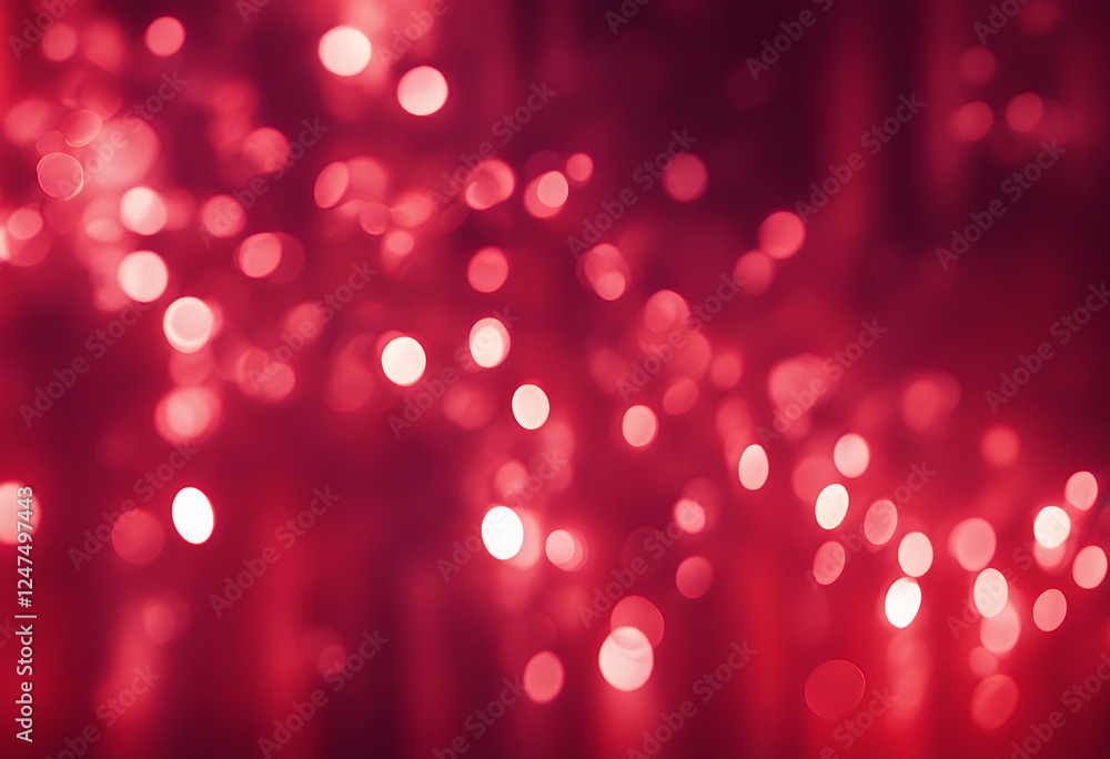 Aufkleber red lights background abstract cool design graphic soft modern wallpaper computer-generated generate