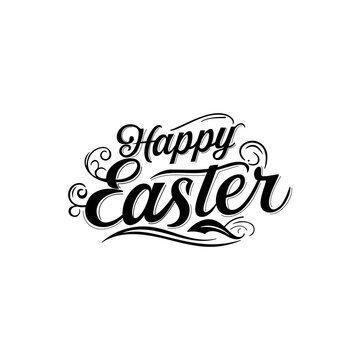 Happy Easter Ostern png durchsichtig Hintergrund Text