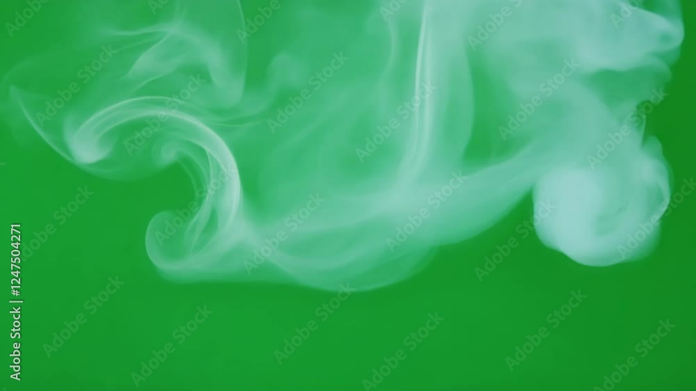 Poster the mist sways and undulates creating a dynamic dance of shapes within the green expanse. green scre