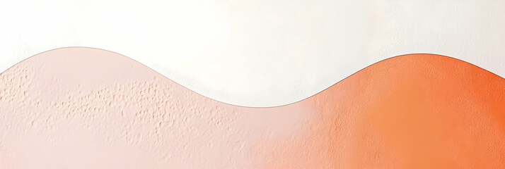 Obraz premium Abstract landscape with smooth curves and warm tones, enhancing modern interior design aesthetics