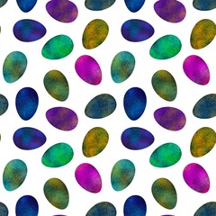 Easter seamless pattern with eggs for wallpaper and fabrics and textiles