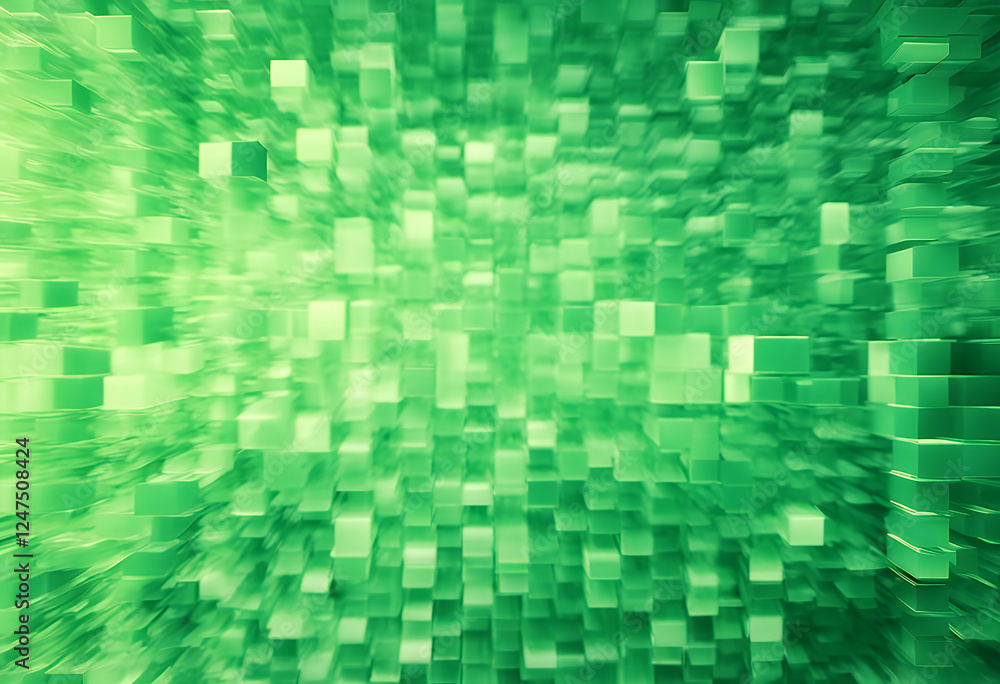 Aufkleber geometric decorative background design green gradient abstract colorful colours shape pattern wallpa