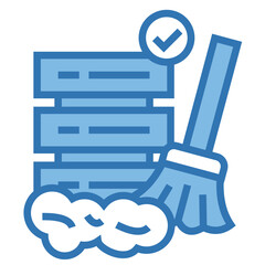 Obraz premium Data Cleaning Icon