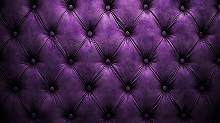 Purple tufted upholstery texture background