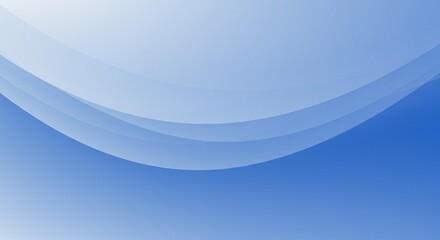 Gradient blue abstract background with a soft curve and smooth lighting.